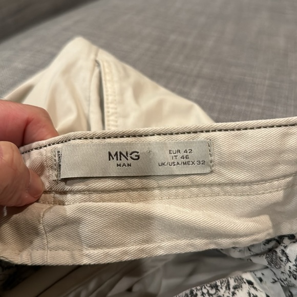 Mango Man, slim fit chinos, 32”x28”, stone - Picture 6 of 8